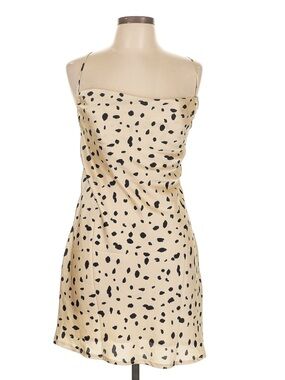 Animal Print Slip Dress